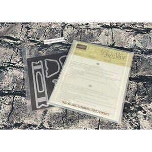 Stampin Up CUPCAKE CUTOUTS 141474 Framelits Thinlit Dies Sizzix Big Shot